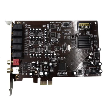 Narava Zvok Blagoslovljeni PCI-E 5.1 Creative Sound Card SN0105 Sb0105 PCIE 5.1 Za WINDOWS XP 7/8/10