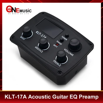 KLT-17A Akustične Kitare, EQ Preamp 70*48 mm z Digitalno Procedding Sprejemnik 3 Band EQ Izenačevalnik Sprejemnik Kitara Pickup
