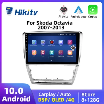Hikity Android 2din avtoradio Za Skoda Octavia 2007-2013 10.1