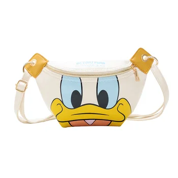 Disney dama dekle messenger bag Minnie otroke, risanka torba Donald Duck Prsi vrečko fant srčkan Pasu vrečko torbice