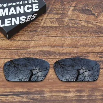 Millerswap Polarizirana Zamenjava Leč za Oakley Razbijejo sončna Očala Črna Barva (Objektiv Le)