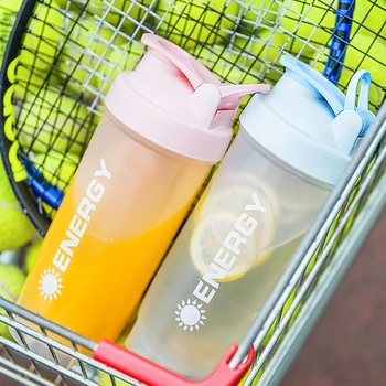 500/700 ml Prenosni Shaker Steklenico z Mešanjem Žogo Je kot Nalašč za Beljakovin Zmajanje in Pre-workout Vodnih Steklenice brez BPA
