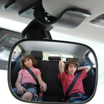 1 Pc 9 cm*5.5 cm Avto Sedež, Ogledalo Nazaj Ogledalo Za Otroka Shatterproof Zadaj gleda Dojenčka Avto Ogledalo