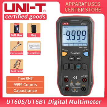 ENOTA UT60S Smart Digitalni Multimeter UT60BT 1000V AC DC Voltmeter Ampermeter True RMS Frekvenčni Merilnik Kondenzator Temperatura Tester