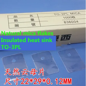 1000pcs/veliko za TOSAI Nekaj naravnega mica stanja izolacije toplotnega izmenjevalnika ZA-3PL 22*29*0.12 MM, z luknjami