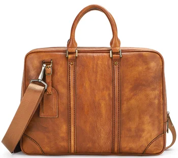 Pravega usnja moške priložnostne lage 15inch poslovnih urad prenosni torbici visoke kakovosti