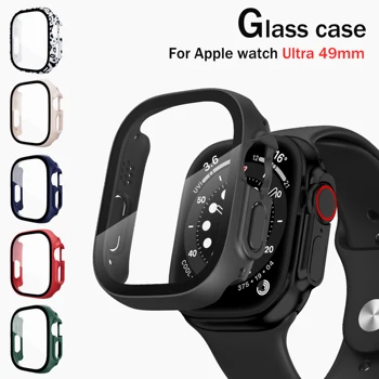 Screen Protector Za Apple Watch Ultra 49 mm smartwatch PC Steklo+primeru Odbijača Kaljeno Pribor iwatch serije Ultra 49 mm pokrov