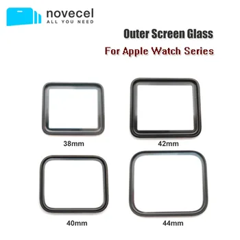 Sprednji Zunanji Zaslon Stekla za Apple Gledati Serije S3 S4 S5 S6 S7 38 mm 40 mm 42mm 44 45 mm zaslon na Dotik Popravilo Stekla, Zamenjava