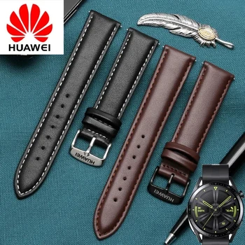 20 mm 22 mm Pravega Usnja Watch Trak Za Huawei Gt2 Watch 3/3 pro Watchband za Huawei Gt3 Gt 2 Pro Magic2 Watch Dodatki