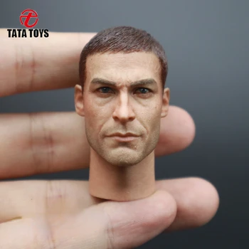 D80152 1/6 Obseg moški glavo skulptura vojaki model fit 12