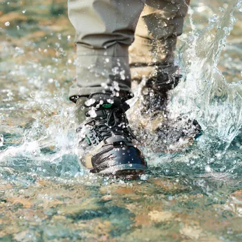 NeyGu Quick Dry Moški Letenje Rib Čevlji za čevljev za vodo, Ribolov čevljev za vodo Čevlji, Čutil Edini prebijanje škornji.