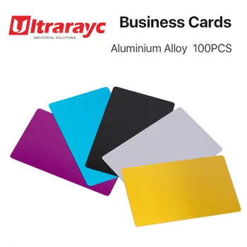 100 KOZARCEV/VELIKO Ime Podjetja Kartice Multicolor Aluminijeve Zlitine Pločevine Testiranje Materiala za Lasersko Označevanje Stroj