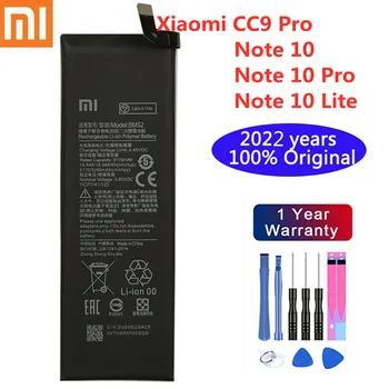 2022 Let BM52 100% Original Baterijo Za Xiaomi Mi Opomba 10 Lite / Mi Opomba 10 Pro / CC9pro CC9 Pro 5260mAh Visoke Kakovosti Baterije
