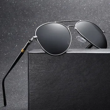 Moda Krog Pilotni Retro sončna Očala Moške blagovne Znamke Design Odtenki sončna Očala Moški UV400 Oculos De Sol