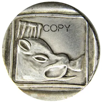 G(41)LYTTOS v KRETA Redkih 320BC Srebro Stater Antični grški Silver Plated Kopija Kovanca