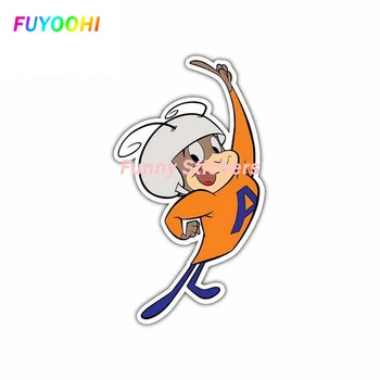 FUYOOHI Igrajo Nalepke Atom Ant Risank Anime PVC Avto Nalepke Čelada Motoristična zaščito pred soncem Vinil JDM Odbijač Prtljažnik Tovornjak Grafike