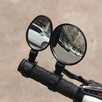 Ogledalo za kolo Varno HD Shockproof Konveksno Ogledalo Univerzalno Jahanje Oprema Združljiva Z E-Kolesa Gorska Kolesa Skuterji Motorc