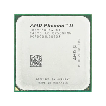 AMD Phenom II X4 925 CPU 2.8 GHz/6 MB L3 Cache/Socket AM3 Namizje Quad core