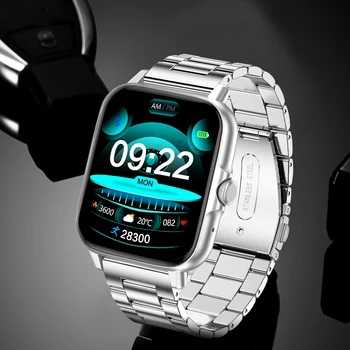 LIGE 2022 Nove NFC Pametno Gledati Moški Ženske 1.69 Palčni HD Srčni utrip Fitnes Tracker Bluetooth Klic Moških Smartwatch Za Huawei Xiaomi