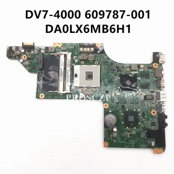 609787-001 630985-001 Za HP Paviljon DV7T DV7-4000 Prenosni računalnik z Matično ploščo DA0LX6MB6H1 DA0LX6MB6F2 W/ HM55 HD5470 512M-GPU 100% Test