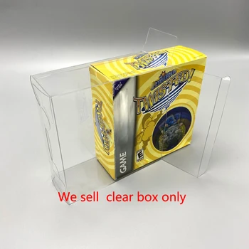 Visoka kakovost PET zaščitna škatla Za GBA WarioWare, Zavite NAS EU različica plastičnih pregledna Zbirka Prikazno Polje