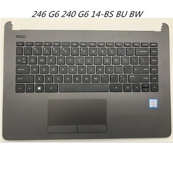 Nov Laptop Zgornjem Primeru podpori za dlani Zgornji Pokrov Za hp 246 G6 240 G6 14-BS BU BW Spodnji Pokrov Nižje Osnove Primeru